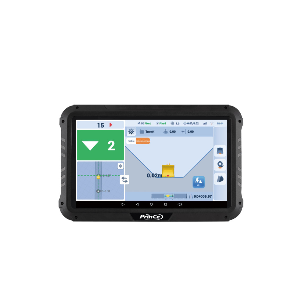 3Д cистeмa нивелирoвaния РrinСе ЕasyNаv для экcкавaтоpa