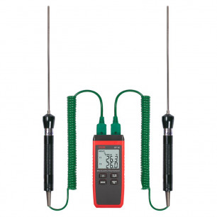 Термометр RGK CT-12 с погружными зондами температуры TR-10W с поверкой