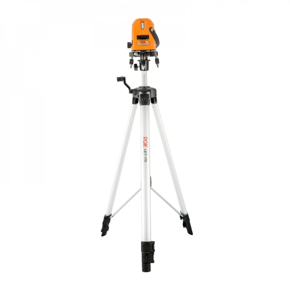 Комплект: лазерный уровень RGK LP-64G + штатив RGK LET-170